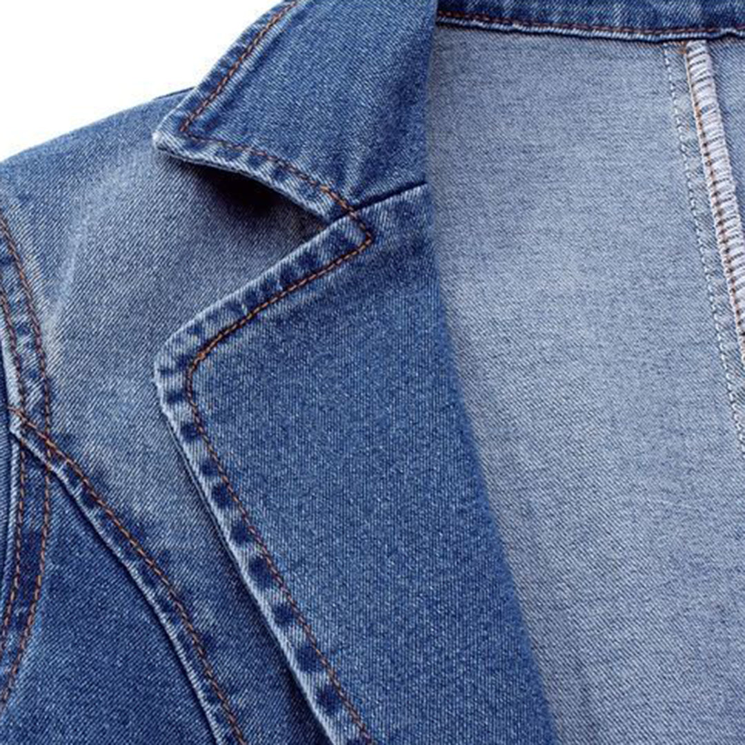 R&B | Stilvolle Lange Jeansblazer