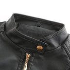 R&B | Elegante Lederjacke Mit Modernem Schnitt