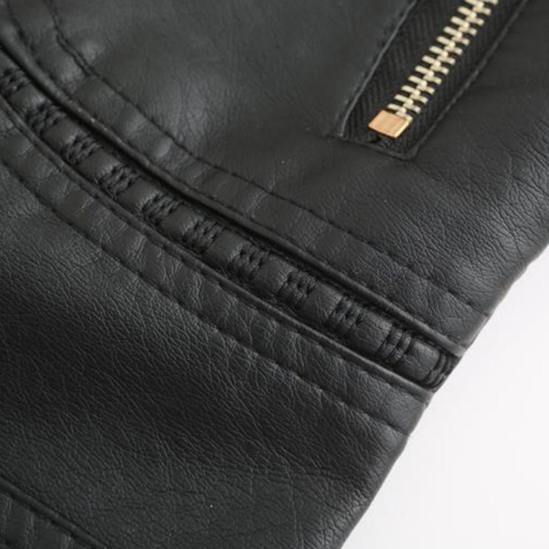 R&B | Elegante Lederjacke Mit Modernem Schnitt