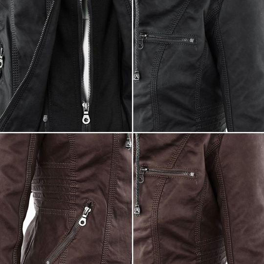 R&B | Eleganza Thermo Chic Lederjacke