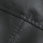 R&B | Lederjacke mit Hohem Kragen Herbst Edition