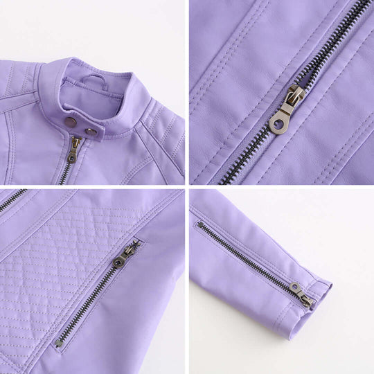 R&B | Damen Lederjacke Mit Zeitlosem Elegantem Look