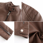 R&B | Stylische Leder Damenjacke