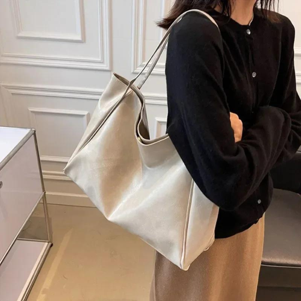 R&B | Lederhandtasche in Bordeaux