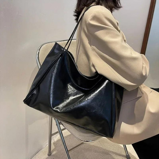 R&B | Lederhandtasche in Bordeaux