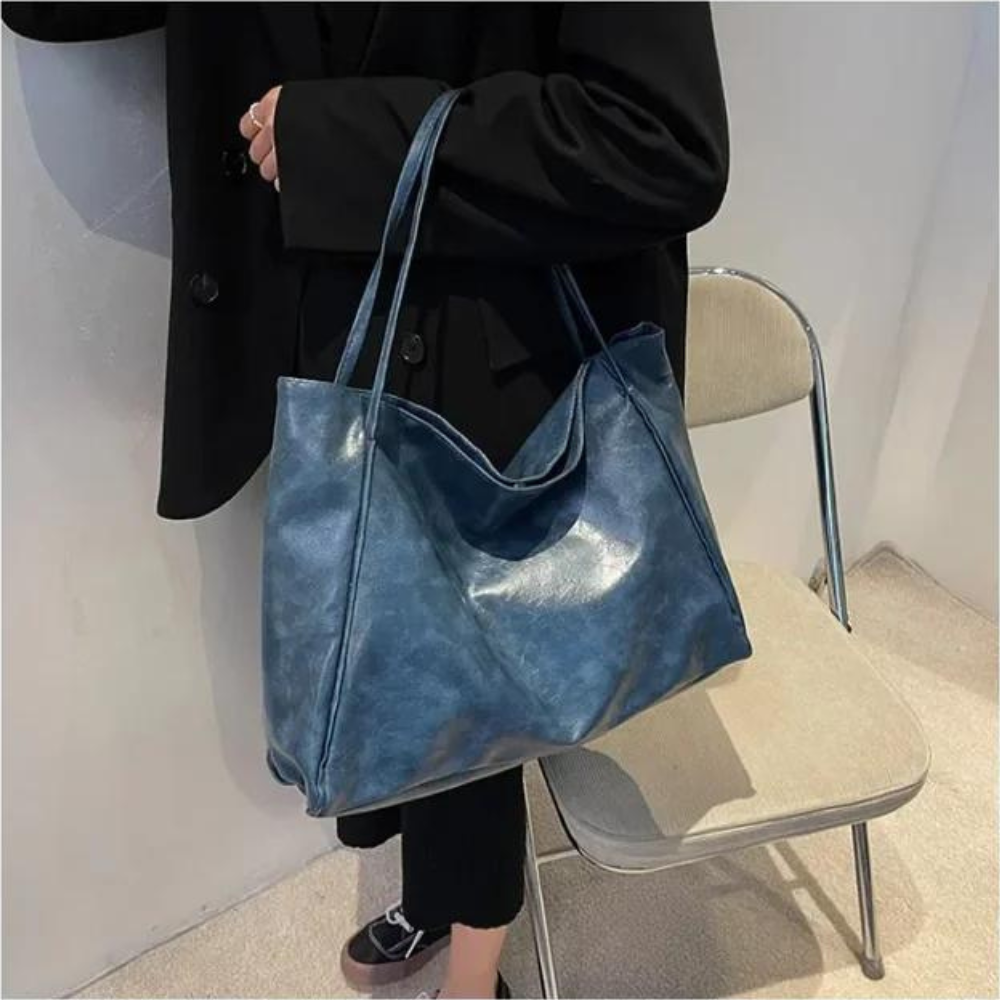 R&B | Lederhandtasche in Bordeaux