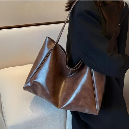 R&B | Lederhandtasche in Bordeaux