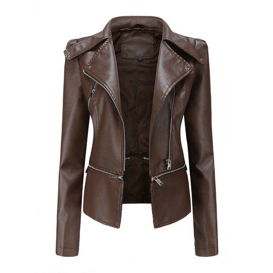 R&B | Passform Bikerjacke für Damen Lässig