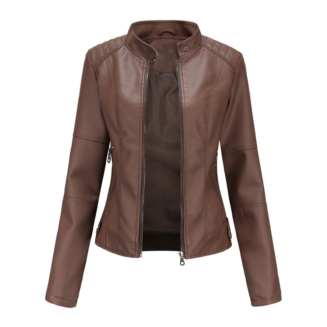 R&B | Stylische Leder Damenjacke
