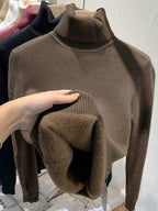 R&B | Übergroßer Kaschmir Damen Rollkragenpullover