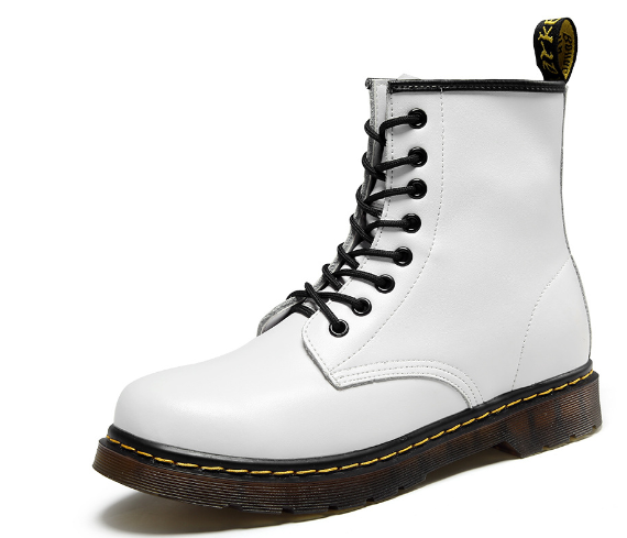 Kampfstiefel - Damenstiefel mit dicker Sohle und Schnürung R&B