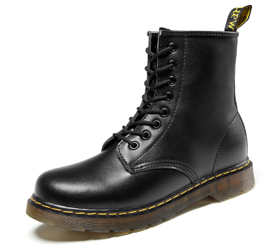 Kampfstiefel - Damenstiefel mit dicker Sohle und Schnürung R&B