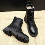 Luxe Schwarze Winterstiefel