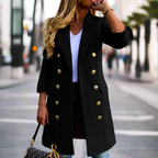 R&B | Elegante Taillierte Damenjacke mit Doppeltknopfverschluss