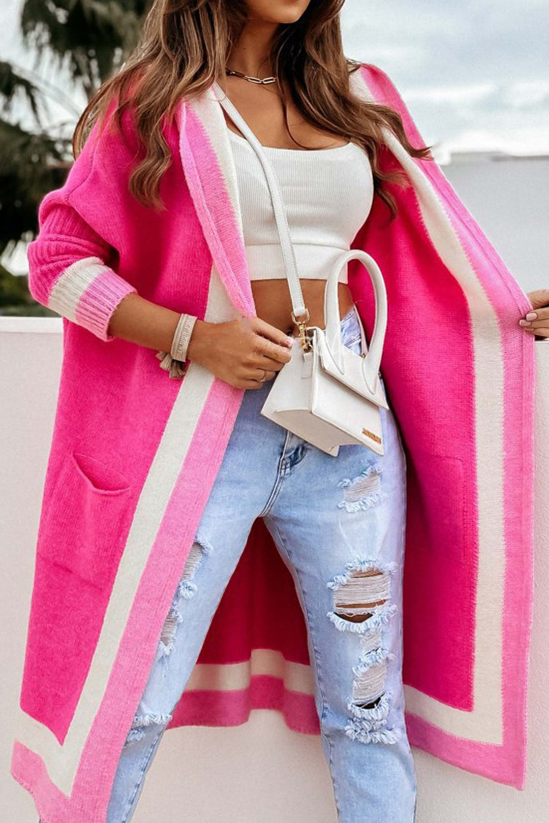 R&B | Langer Cardigan