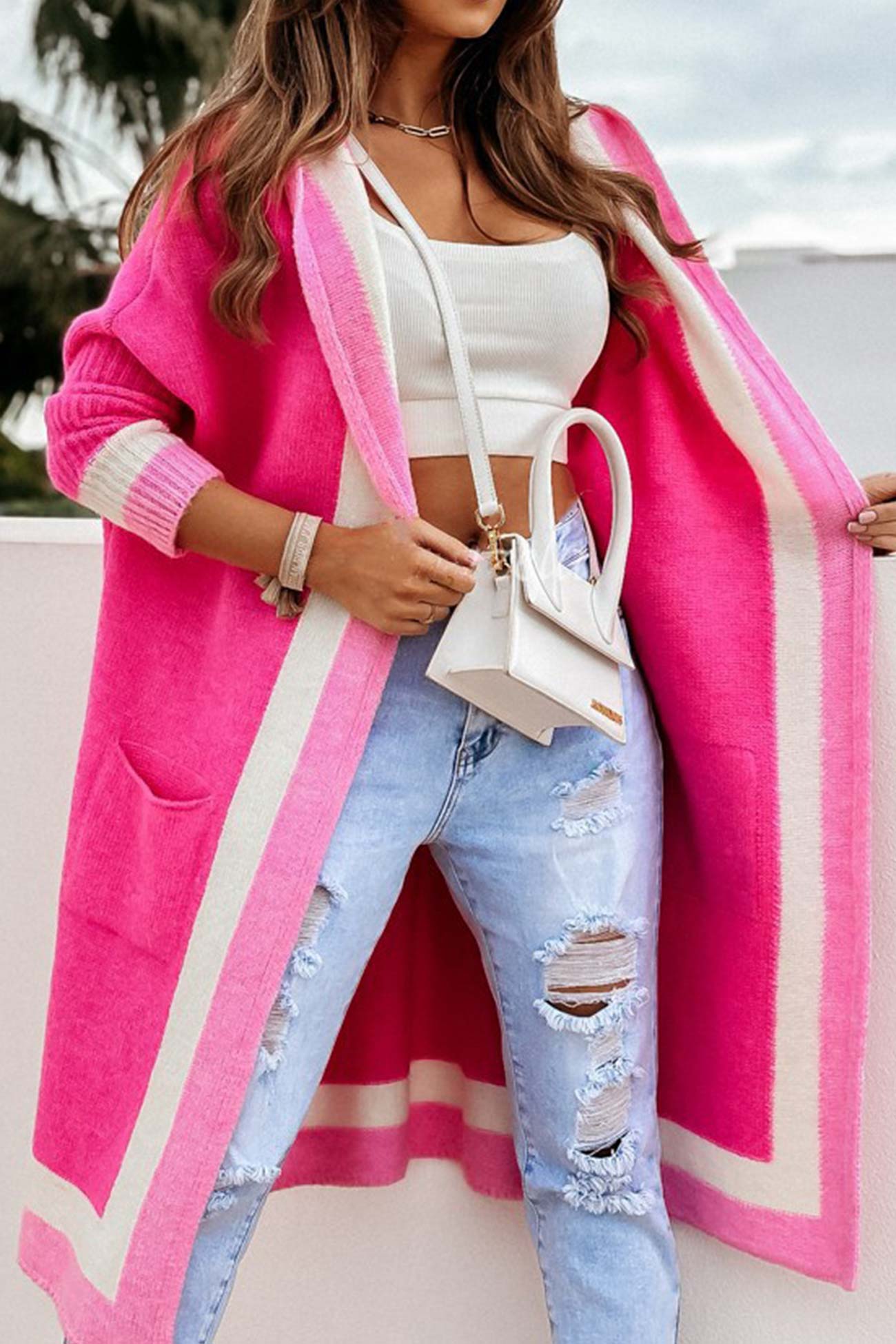 R&B | Langer Cardigan