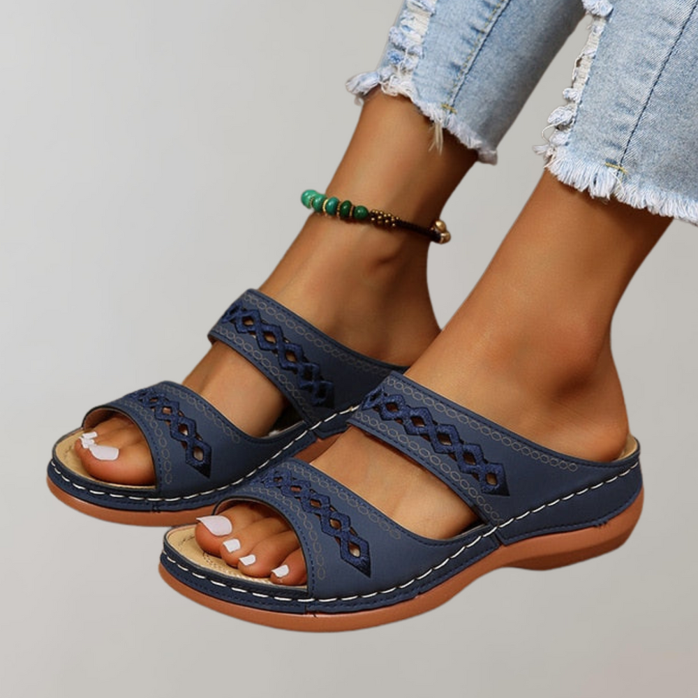 R&B | Bequeme Orthopädische Slip-On-Sandalen für Damen