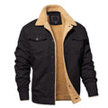 R&B | Cargo-Jacke für Herren mit Fleecefutter