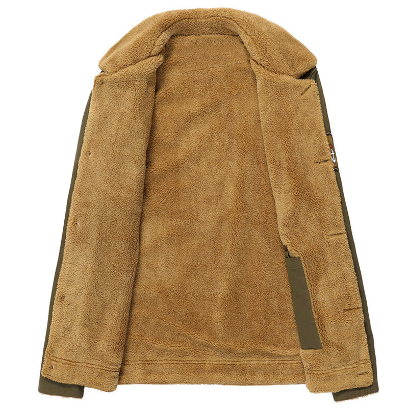 R&B | Jacke für Herren mit Sherpa-Fleece-Futter