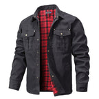 R&B | Flanell Gefütterte Hemdjacke für Männer
