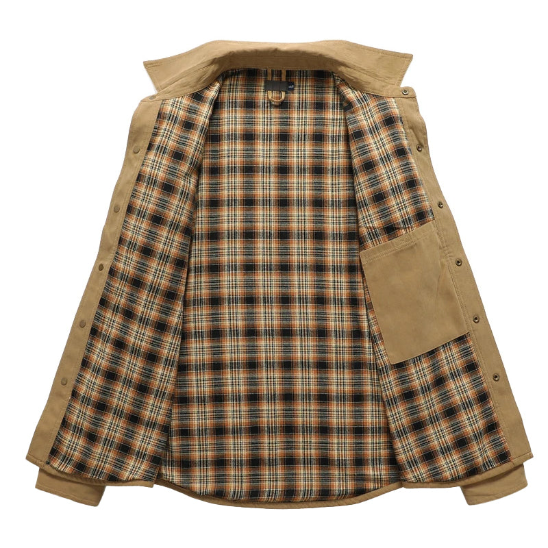 R&B | Flanell Gefütterte Hemdjacke für Männer