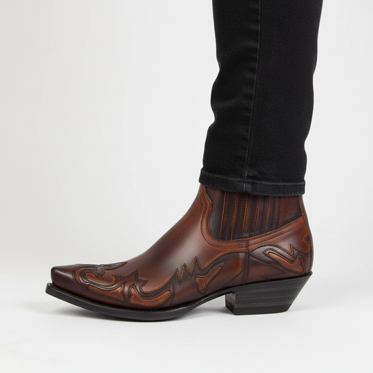 Leder Cowboy Stiefel - DakoBoot R&B