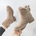 R&B | Gemütliche Samt-Schneestiefel für Frauen – Stilvoll & Warm