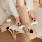 R&B | Plüsch rutschfeste Wintersocken mit Tiermuster für Kinder und Erwachsene