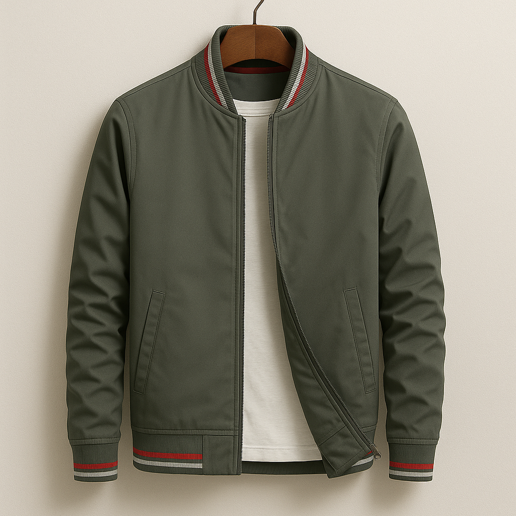 R&B | Schlanke Leichte Herren Bomberjacke für Modernen Stil