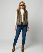 Faux Fur Weste Damen | R&B