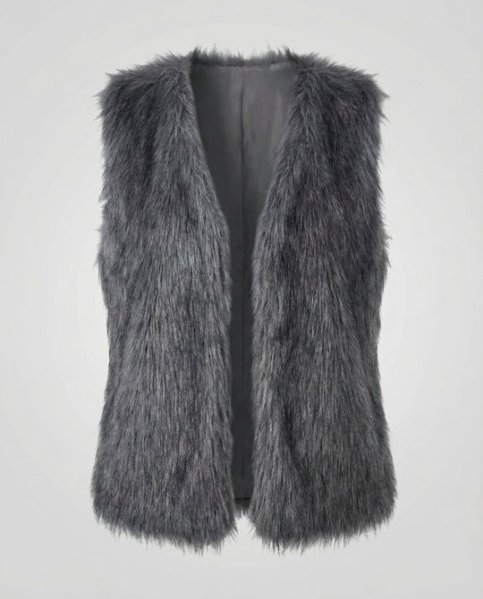 Faux Fur Weste Damen | R&B