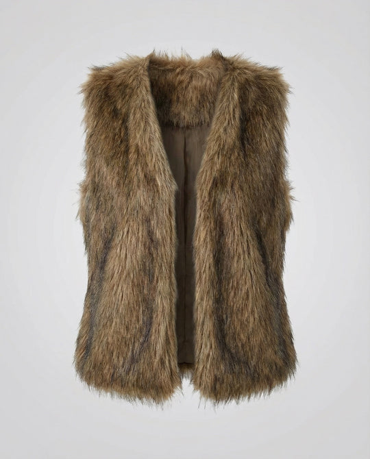 Faux Fur Weste Damen | R&B