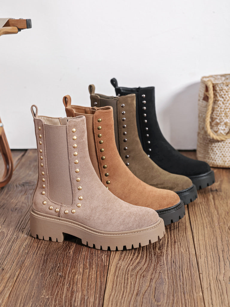 Stiefeletten in Taupe R&B R&B