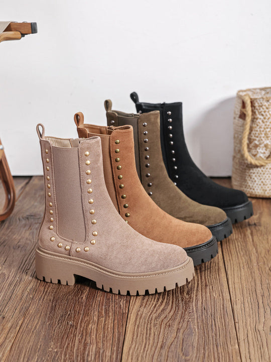 Stiefeletten in Taupe R&B R&B