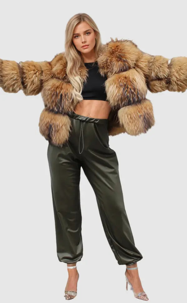 R&B | Stilvoller Kunstfell Jacke