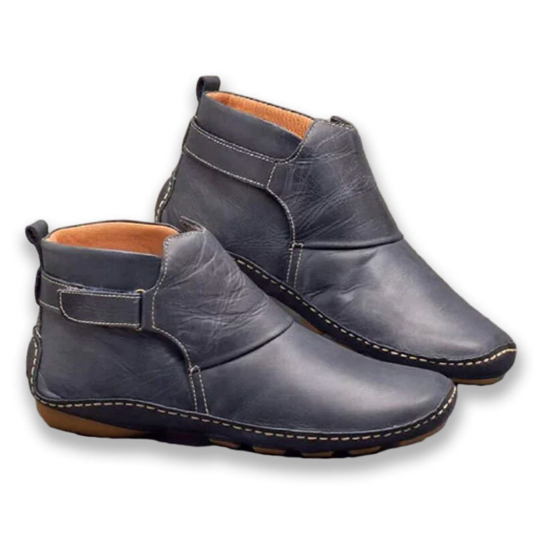 Imitatleder Damen Stiefeletten R&B