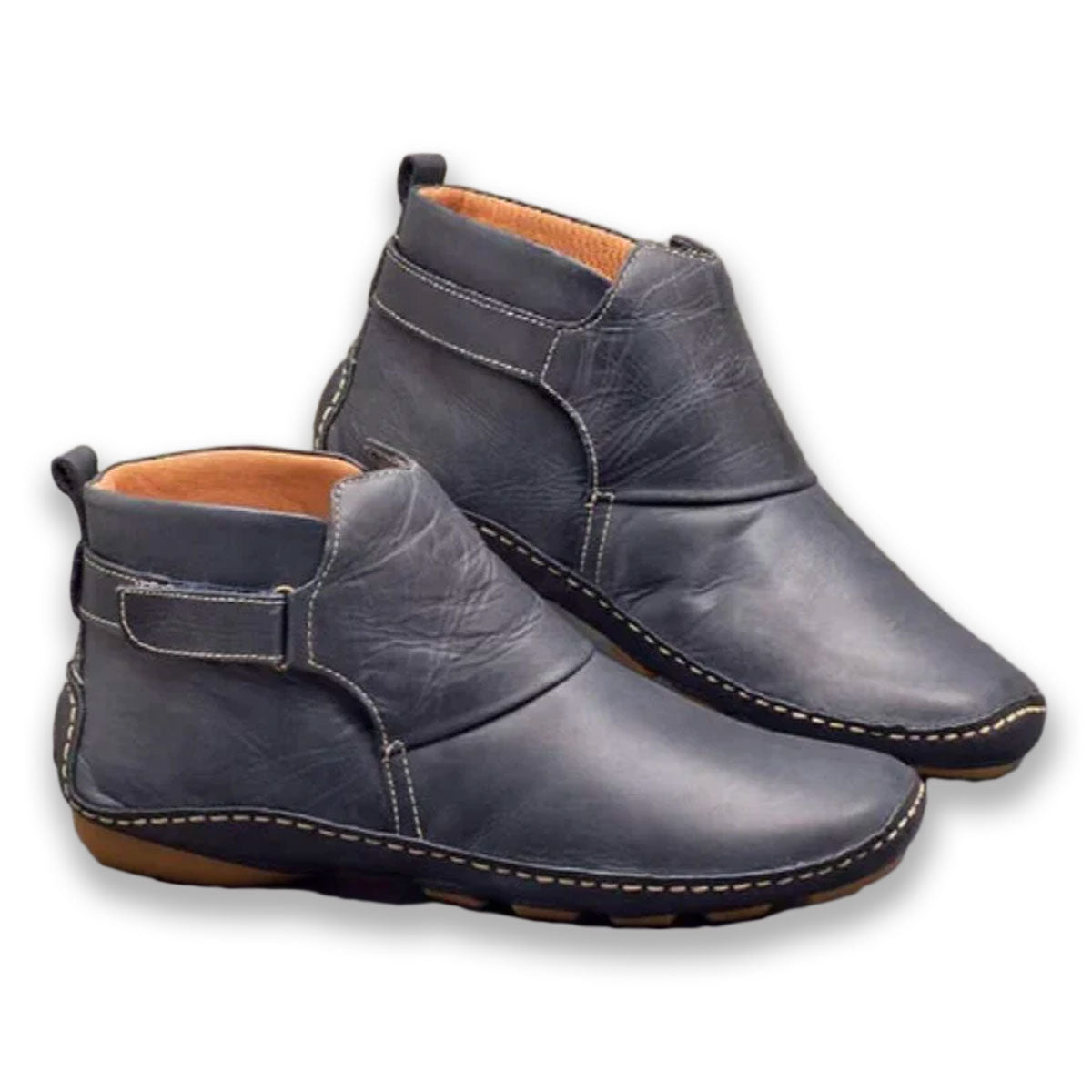 Imitatleder Damen Stiefeletten R&B