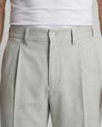 Herren Hose aus Wollmischung Slim Fit Mikro-Schlag Design