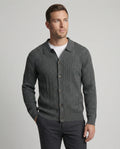 Herren Strickjacke aus Baumwolle im edlen Old-Money-Stil
