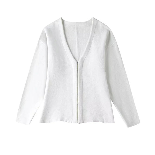 R&B | Minimalistischer Strick-Cardigan