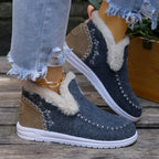Warme Plüsch Schneestiefel R&B