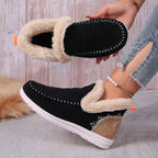 Warme Plüsch Schneestiefel R&B