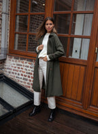 R&B | Damen Doppelreiher Langmantel