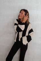 R&B | Gestreifter Damen Strickpullover