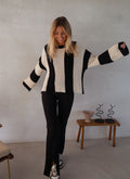 R&B | Gestreifter Damen Strickpullover