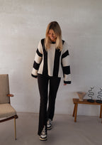 R&B | Gestreifter Damen Strickpullover