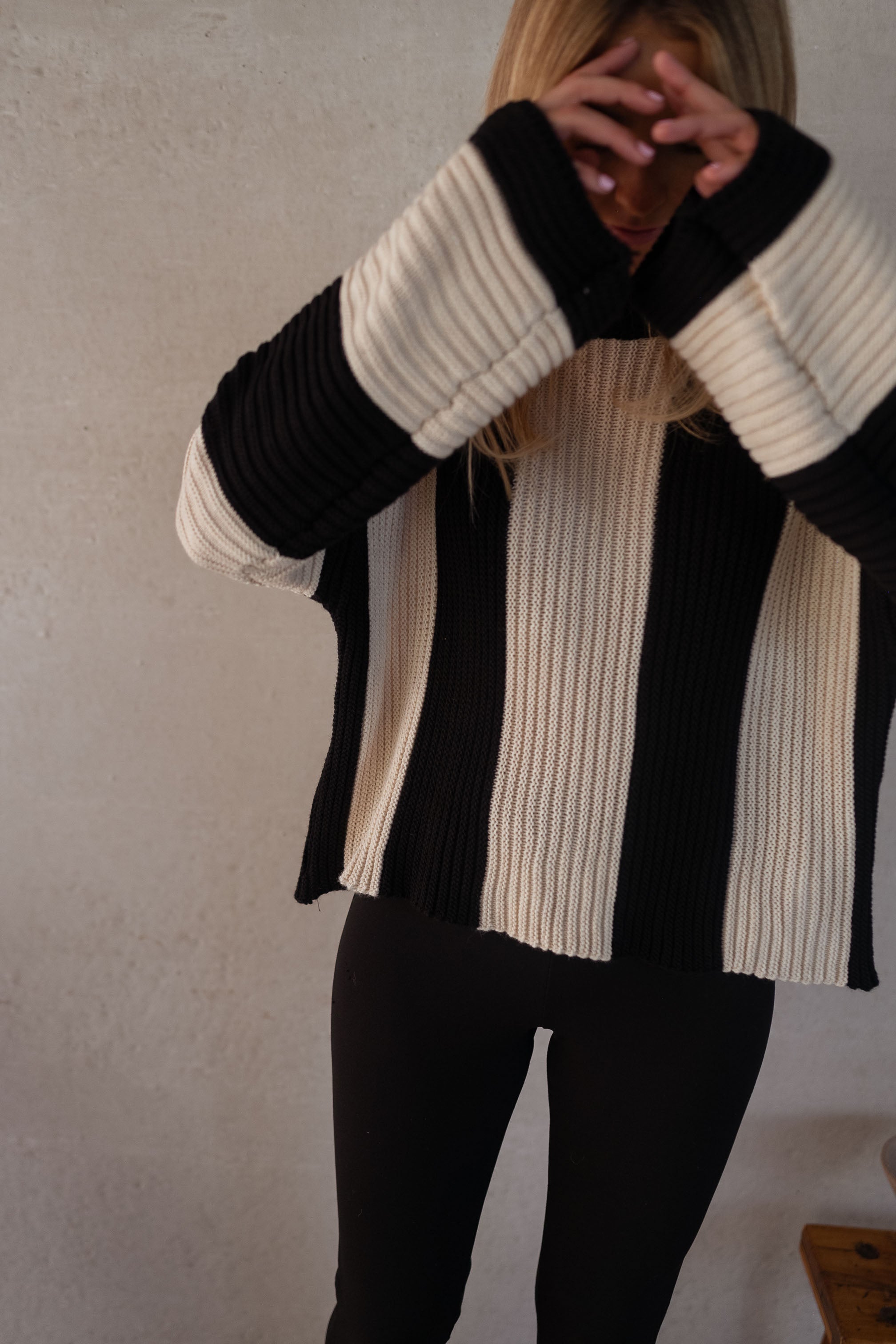 R&B | Gestreifter Damen Strickpullover