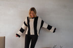R&B | Gestreifter Damen Strickpullover