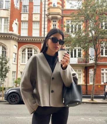 R&B | Elegante Wolljacke