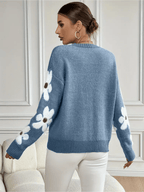 R&B | Bequemer Sweatshirt mit floralem Muster